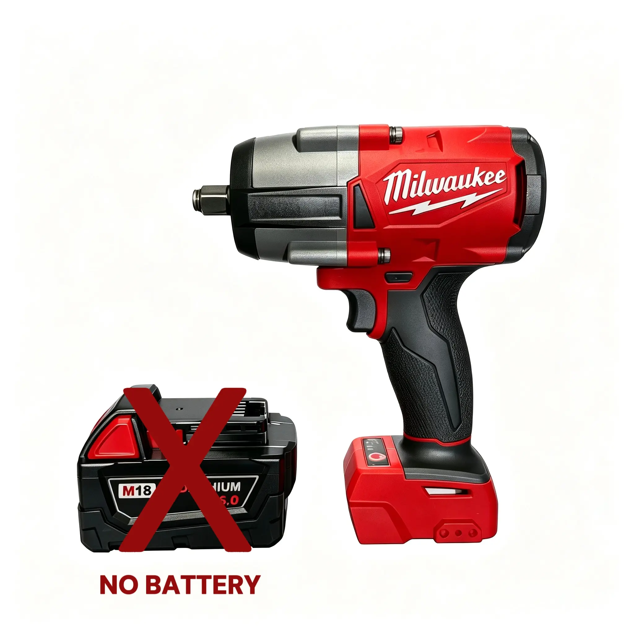 Milwaukee 1/2 in Brushless Cordless High Torque Impact Wrench (1000N), Heavy Duty Hand Tool for Car Tire Changes, Lug Nut Removal