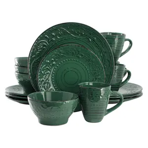 Elama Malibu 16-Piece Dinnerware Set