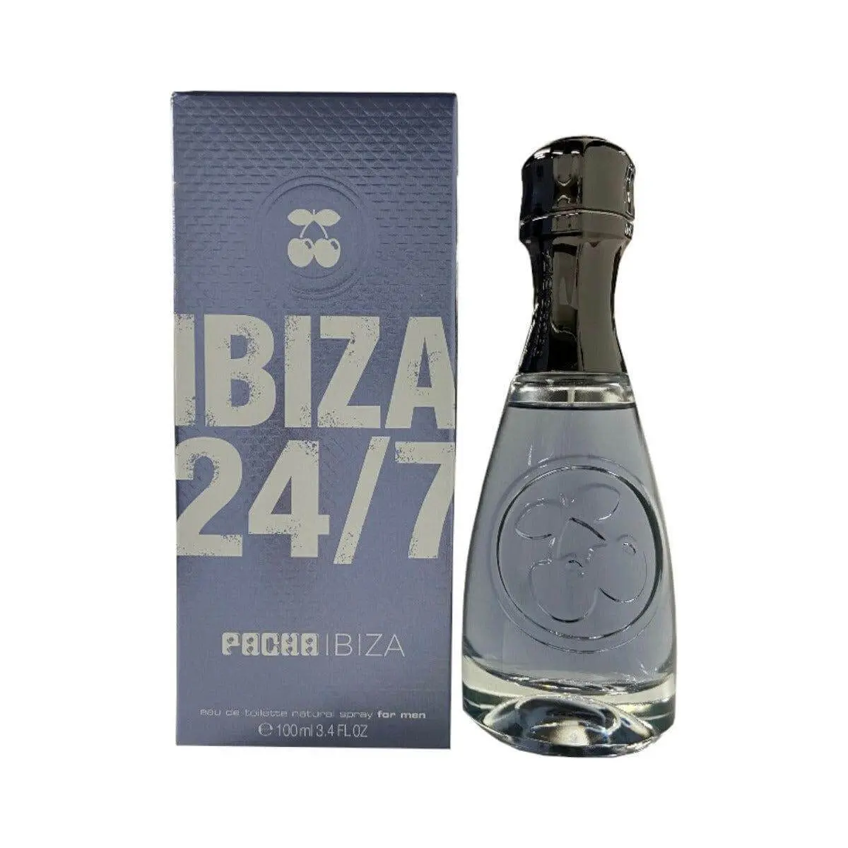 Pacha Ibiza Men's 24/7 Eau de Toilette Cologne Spray - 3.4 fl oz Bottle, Captivating Citrus-Woody-Spicy Lemon Multi-Scent Fragrant Citrus Aromatic Men's Fragrance, New In Box, Citrus Aromatic Fragrance, Bottle Men's Fragrance