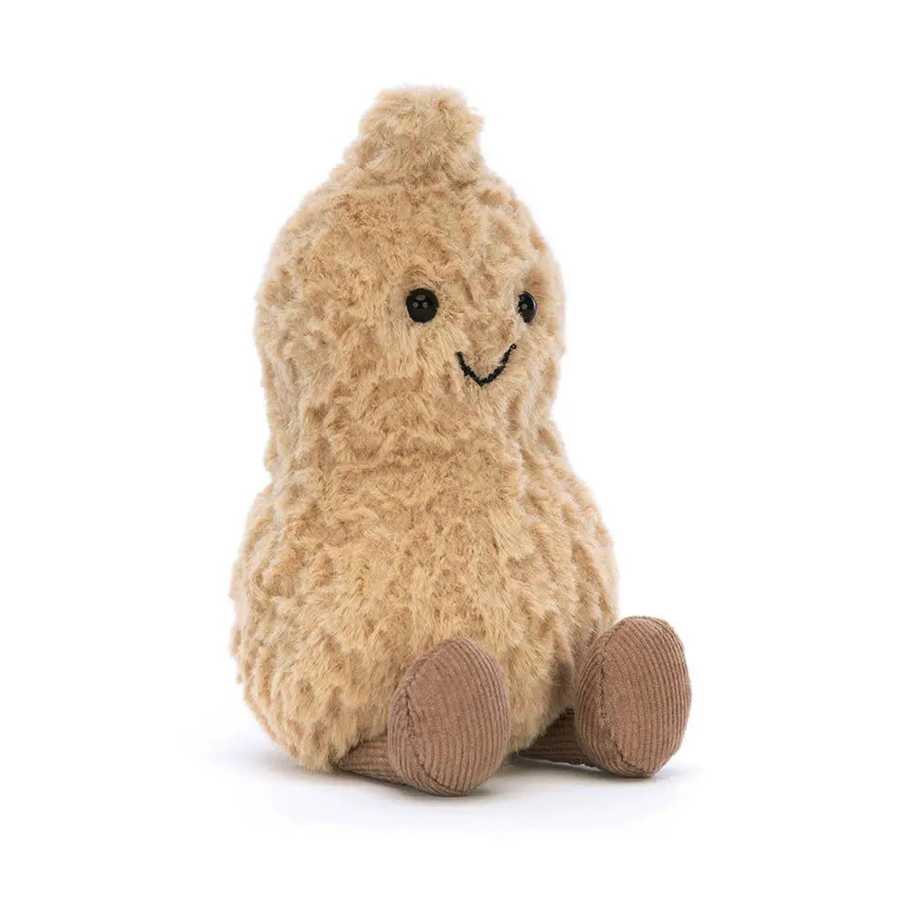 Jellycat 16cm AMUSEABLE PEANUT Soft Plush Toy Fun CUTE Stuffed Food Collectible