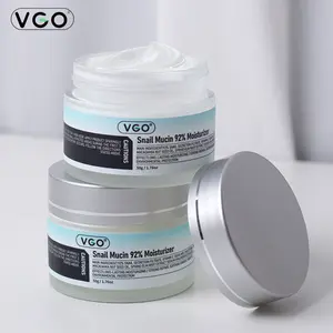 VGO Snail Mucin 92% Moisturizer 50g Daily Face Gel Cream Hydrating Skincare with Hyaluronic Acid for Repair Comfort and Anti-Wrinkle - Moisturizing Moisturizing