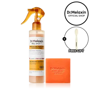 [Dr.Melaxin Official] Kojic Acid Clear Tone Body Care Set with Kojic Acid, Turmeric & 4 Botanical Oils
