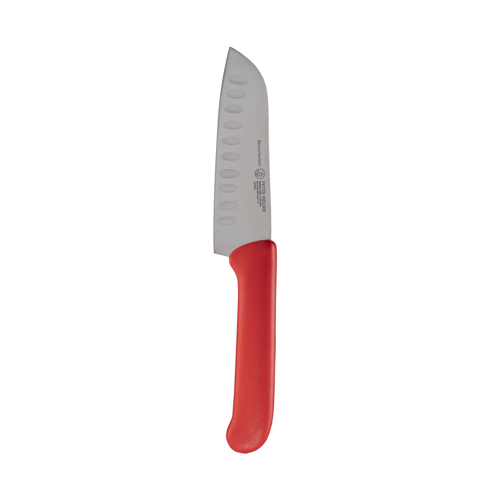 Petite Messer Red Kullens Santoku Knife - 5"