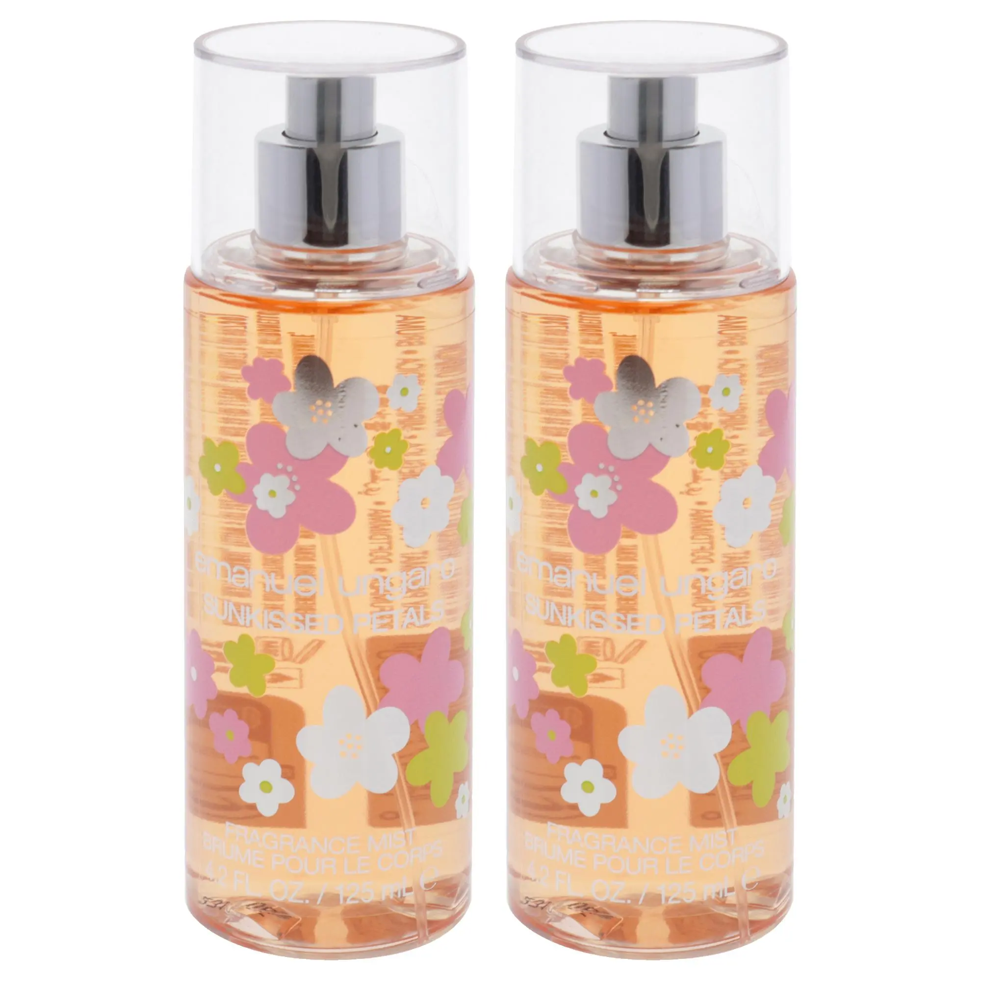 Sunkissed Petals by Emanuel Ungaro for Women - 4.2 oz Fragrance Mist - Pack of 2