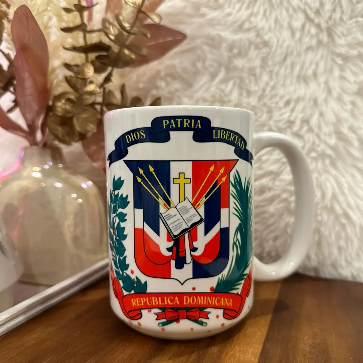 Republica Dominicana / Escudo 15 OZ mug