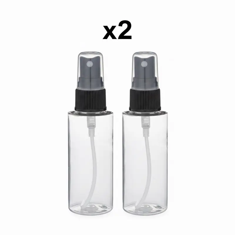 Fine Mist Spray Bottle+Nozzle x2