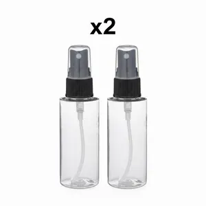 Fine Mist Spray Bottle+Nozzle x2