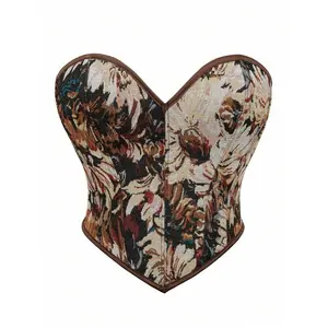 Women's seamless chest circumference with fishbone pattern, slim and slimming, sexy cotton shoes, suitable for New Year parties, Valentine's Day, holidays