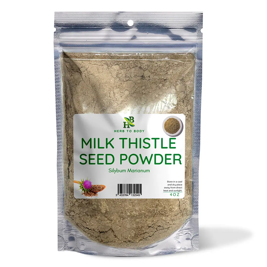 Milk Thistle Seed Powder – 4oz (113g) | Herb To Body