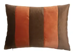 The Striped Pillow - Chocolate Amber