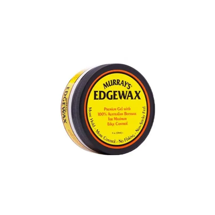 Edgewax Edge Control Styling Gel, 100% Australian Beeswax Texturizing Product for Added Hold, Flake-Free Formula, 4 oz, Haircare, Maximum Edge Control, Mousse, Styling Defining Mousse, Hair Care, Sculpt, Beeswax Base, Controlled Look
