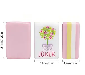American Mahjong hand-crafted home-use mahjong set with four-layer acrylic tiles, 30mm size