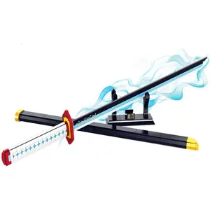 Demon Slayer Swords giyuu tomioka sword Compatible with,demon slayer sword Building Block Set with Scabbard and Stand,695pcs Anime Swords Building Set,Suitable for Adults and Children 6+Gift Set.