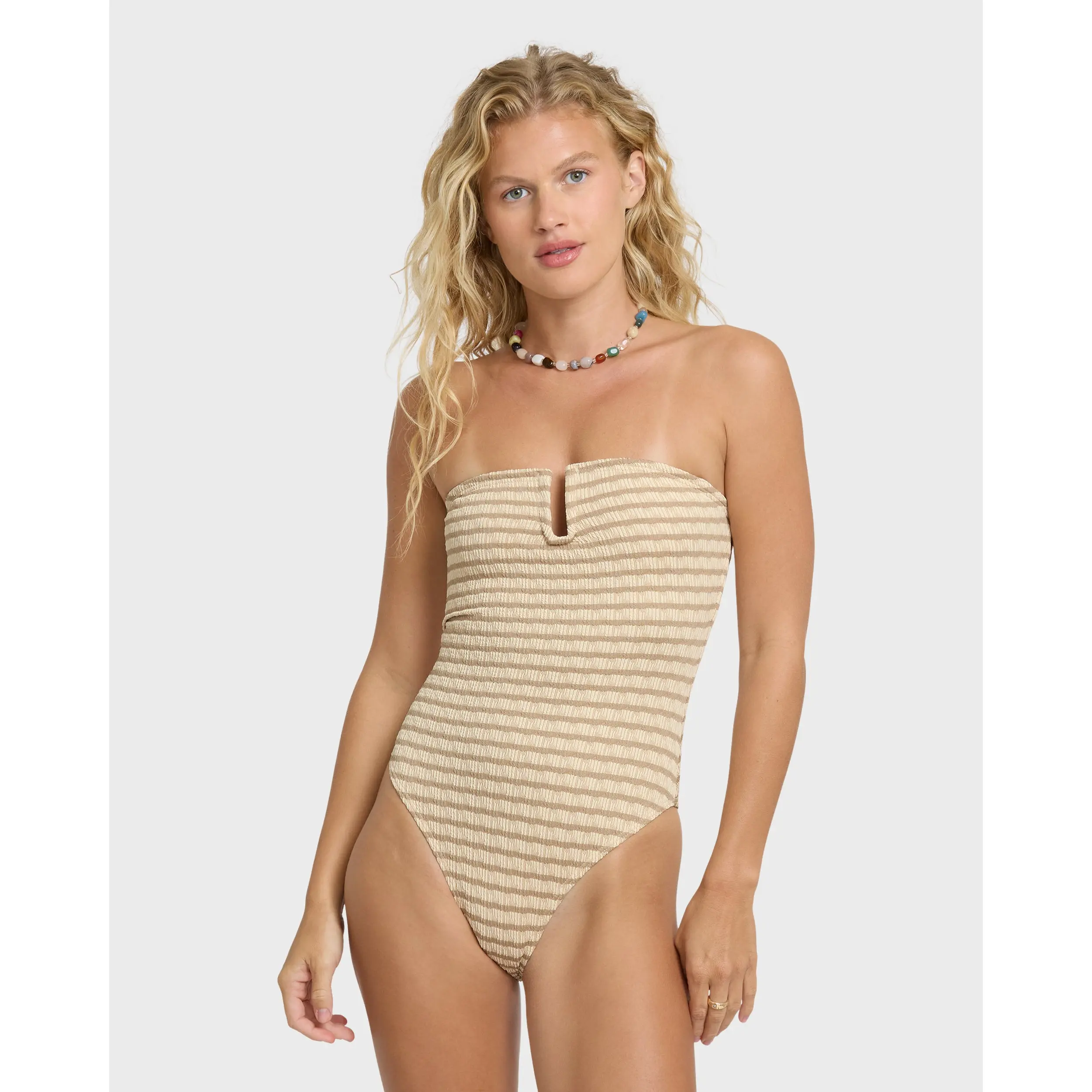 Wavey Daze Aria Swimsuit - Cobblestone Wavey Daze Aria Swimsuit - Cobblestone