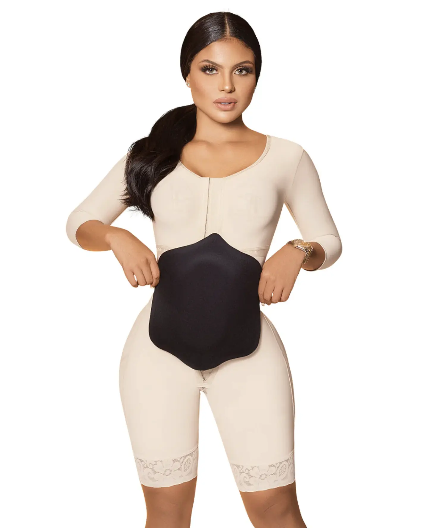 Women's Postoperative Abdominal Shapewear Uniform - Flat Abdomen Support, Abdominal Shaping (Ref. C-078)