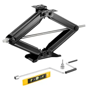 RV Scissor Jacks 5000 lbs 23.4 in RV Stabilizer Leveling Scissor Jacks Set of 2