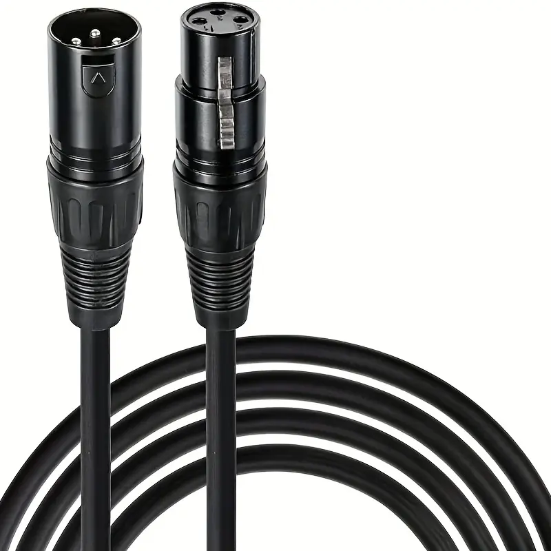Balanced XLR Patch Cords, 3/6/10/15ft Microphone Cables, Shielded Microphone Cable for Studio Wired Recording and Live Production