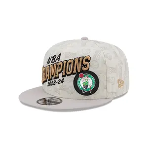 Boston Celtics New Era NBA Champions 9FIFTY Adjustable Snapback Cap, Sports Collectibles Headwear