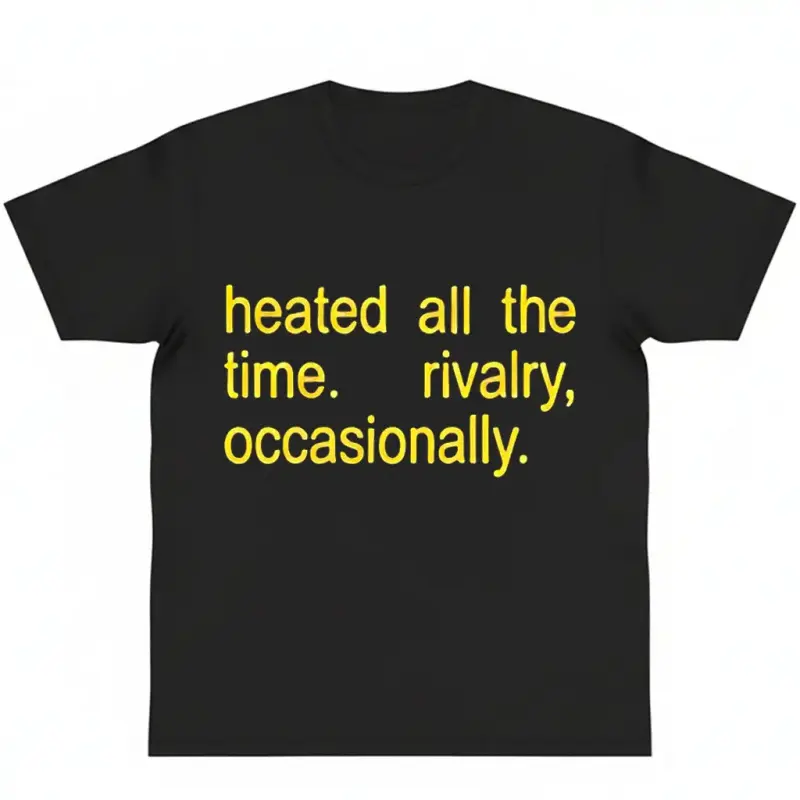 Heated rivalry cotton merch funny good graphic Shirt Heated Rivalry Hockey Shane Hollander Ilya Rozanov y2k fashion Streetwear fan Top Trending Lover Gift Crewneck Breathable