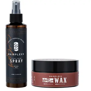HAIRPLEXX Sea Salt Volume Spray / Matte Wax, Lightweight Spray with a Natural Volume Look to Improve Hair Texture - Paraben Free