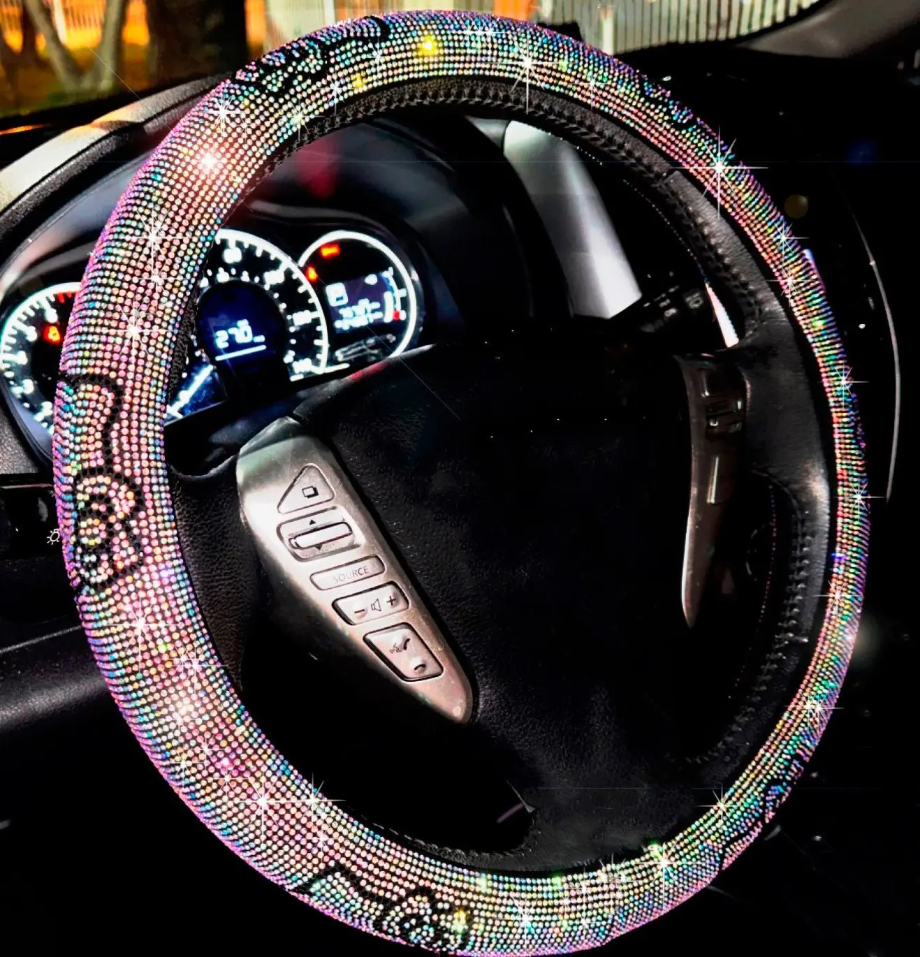 Cat Ultra bling rhinestones shiny Colorful