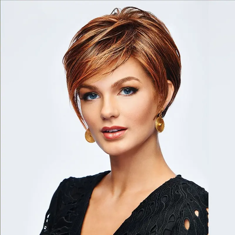 Hairdo Take It Short Wig, Chic Boy-Cut Style with Face-Framing Sides & Tapered Nape, Tru2Life Heat-Friendly Synthetic Hair, Lightweight Basic Cap, Ready to Wear Wig for Daily Use & Easy-To-Go Style