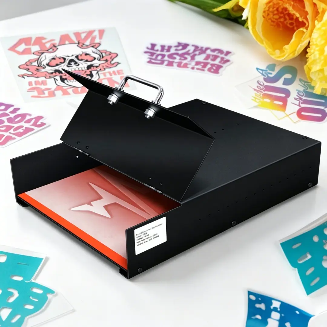Desktop white ink press A3 small device positioning heating curing manual diy, suitable for all kinds of heat transfer stickers