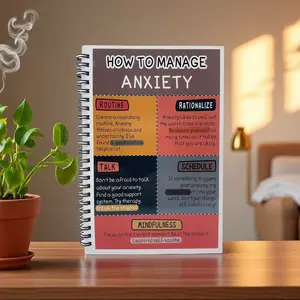 Emotion Management Notebook, Self-Healing Journal, Guided Mindfulness Journal, Anxiety Relief, Treat Overthinking, Personal Growth Tool, Stress Reduction Planner