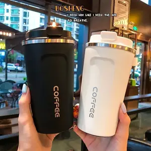 Vacuum Insulated Coffee Travel Mug, Leak-Proof Dual-Wall Stainless Steel Reusable Bottle, Matte Finish, Perfect Gift for Tea & Coffee Lovers, Insulated Travel Drinkware