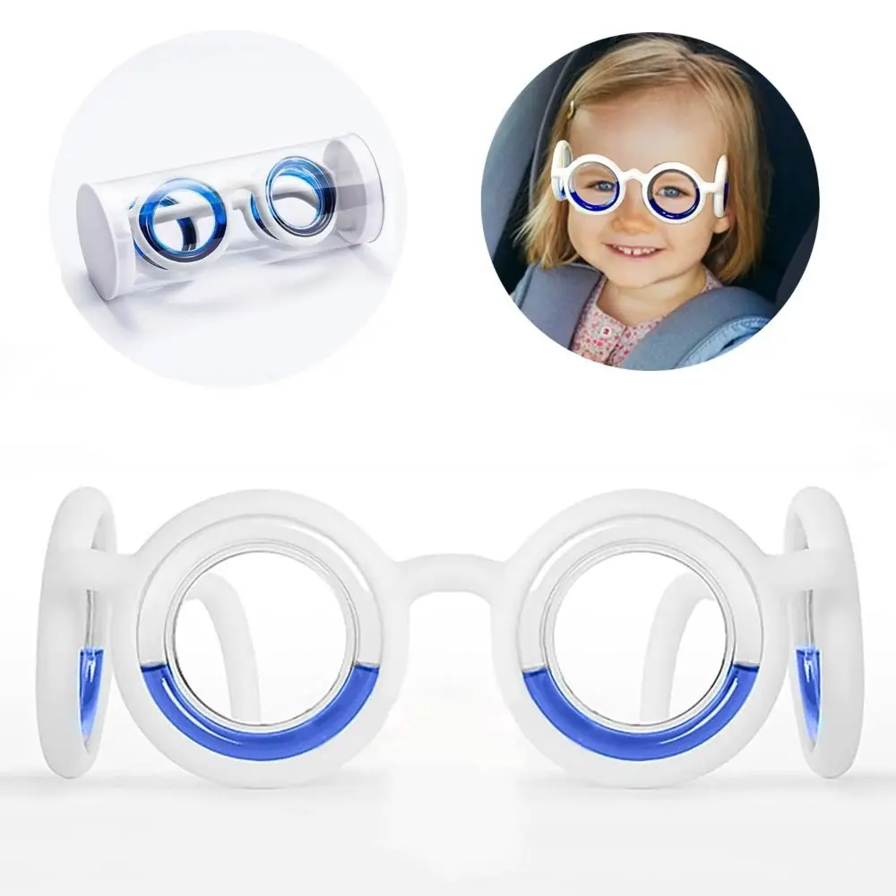 Anti Motion Sickness Anti-Nausea Smart Glasses Anti-Dizziness Eyewear Natural Nausea Relief Glasses for Kids Adults Carsickness