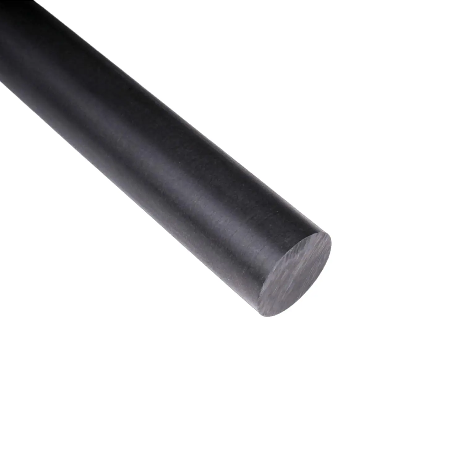 -Made Acetal Copolymer Dowel Rod 1" Diameter  12" Length - 1 Pack of Opaque Black Acetal Rod - Durable, Low-Friction Plastic Rod for CNC, Fixtures, and Custom Parts