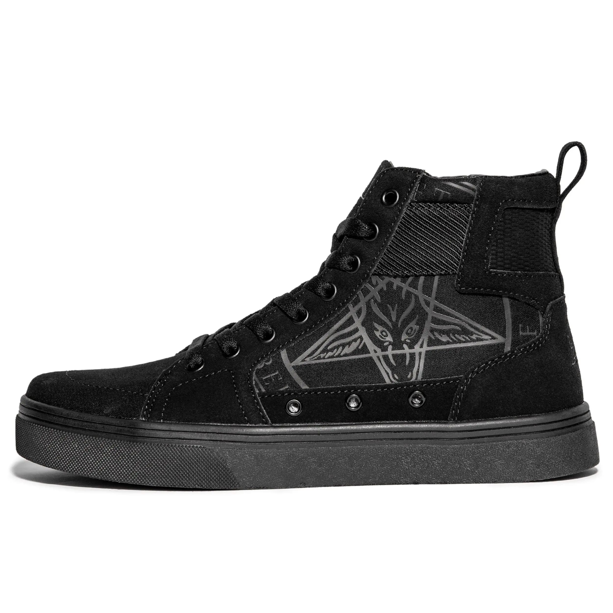 Normandy Black On Black High Top Sneaker