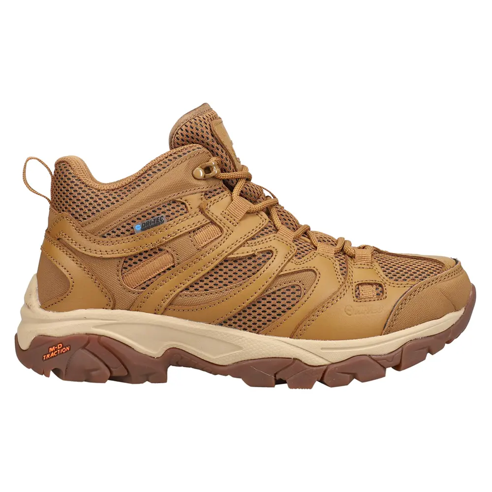 Hi-Tec Mens Ht Ravus Mid Hiking Hiking Casual Boots Ankle - Brown