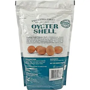 Premium Calcium Supplement for Laying Hens - Supports Strong Eggshell Development with Natural Oyster Shell (5 LB) - Pack of 2 - Poultry Health Essential - High Calcium Feed Additive