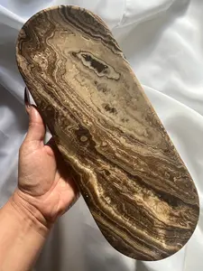 “Gingerbread” Chocolate Calcite Tray