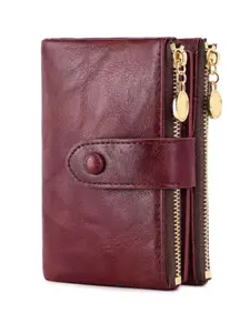 Women's Anti-Interference Wallet, Simple Portable Zipper Short Wallet, Durable Fashion Wallet, Multi-Card Slots, Perfect Back-To-School Accessory, Casual Style