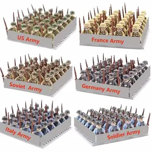 2026 new World War II military figures soldiers army building blocks assembly building blocks national army weapons children's toys