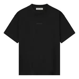 Fear of God Essentials 25FW Short Sleeve T-Shirt 'Jet Black' 125SP254280F