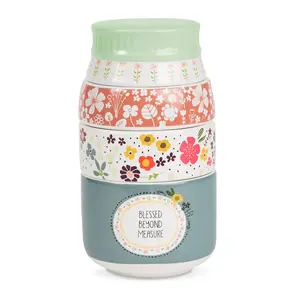 Love You More By Amylee Weeks Measuring Cup Set, Multi