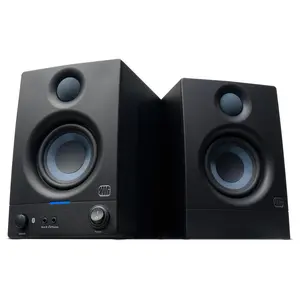 PreSonus Eris 3.5BT Studio Monitors, Pair — 3.5" Inch Powered Bookshelf Speakers, Stereo, Desktop Computer, Near Field Music Production, Audio Mixing Recording