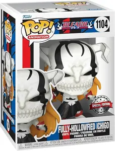 Funko Pop! Bleach - Fully-Hollowfied Ichigo (Common) #1104 Exclusive (Sticker may vary) Collectible Pop Vinyl Figure