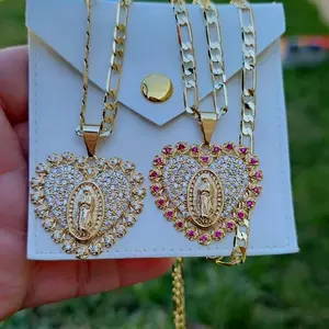 corazon pendant necklace gold-plated