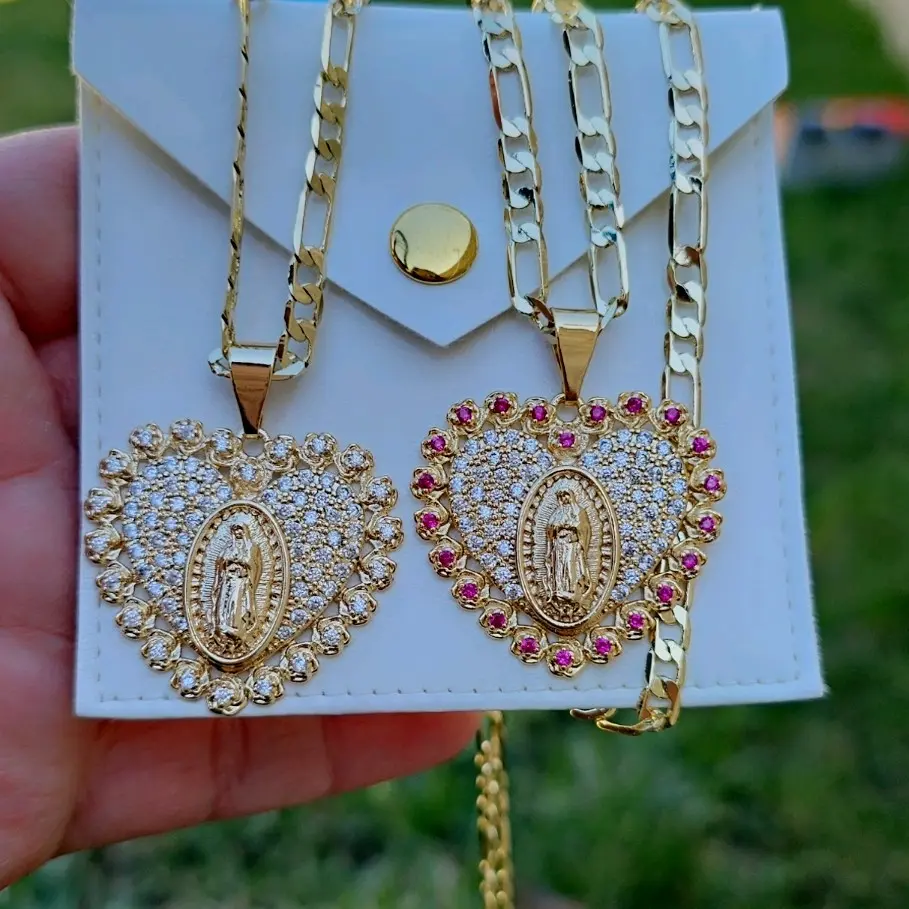 corazon pendant necklace gold-plated