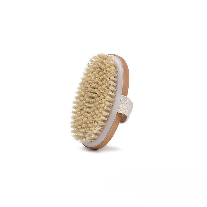 [Gentle Care] High quality body brush - gentle exfoliating massager for deep cleansing, smooth skin, and relaxation - suitable for wet or dry use, hypoallergenic, handheld massager
