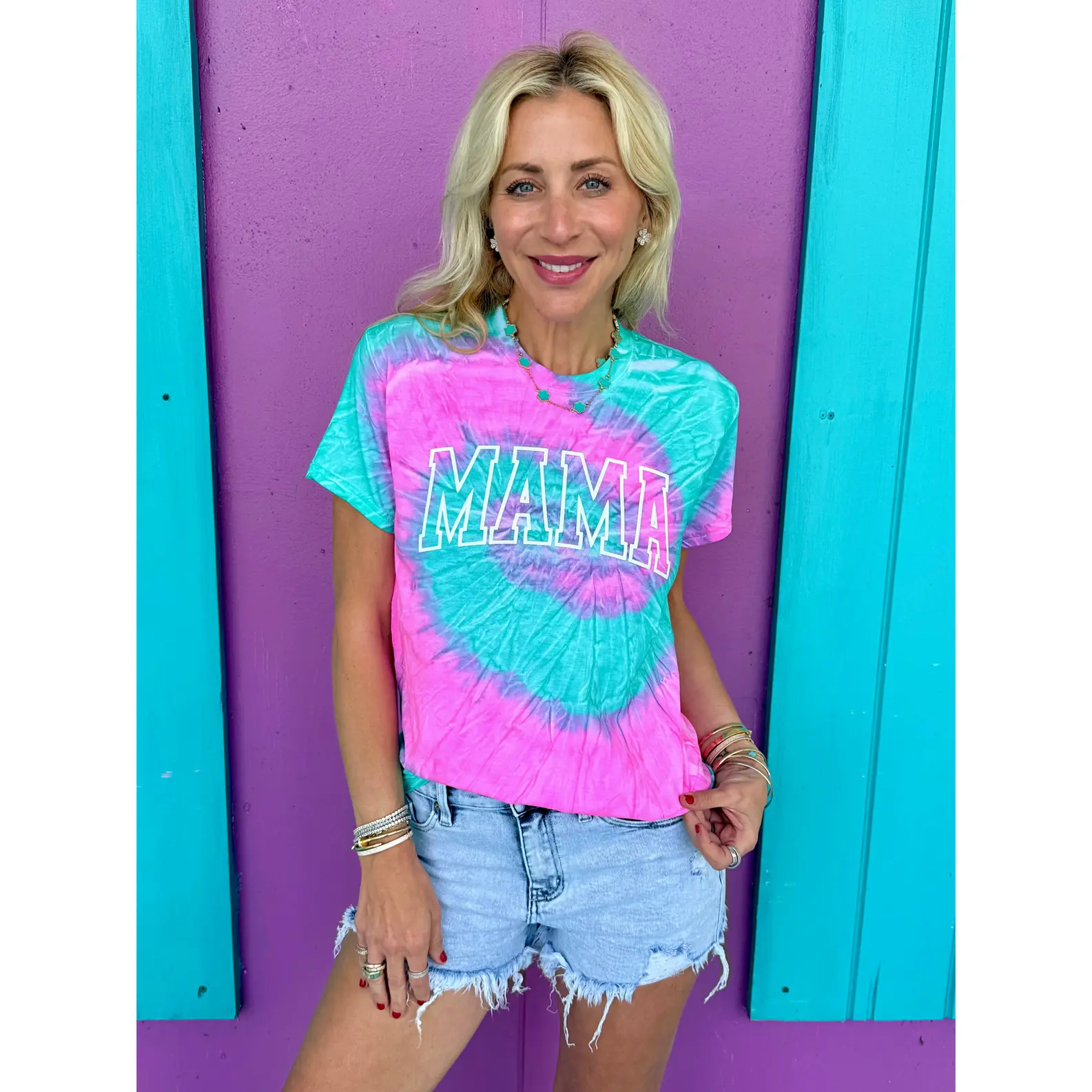 Mama Taffy Tie-Dye Tee