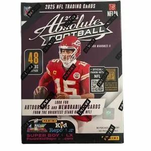 PANINI 2025 Absolute Football Blaster Box - 48 Cards Pack, NFL Trading Cards, Sports Card Packs, Sports Card Items