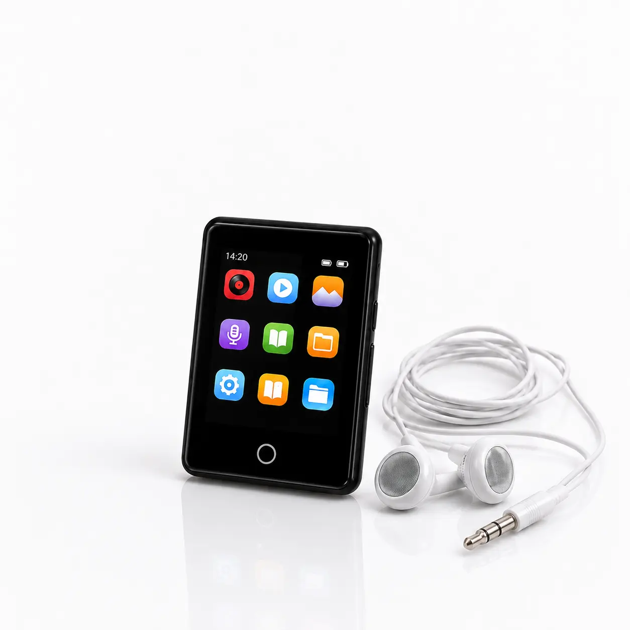 3.0" Touchscreen MP3 MP4 Player & E-Book Reader, HiFi Audio, HD Voice Recorder, Video Playback, Compact Portable Media Player for Study, Travel & Daily Use