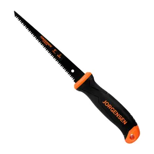 #fathersdaygift Jorgensen Drywall Saw, 6-inch Jab & Keyhole Saw with Ergonomic Handle,Triple Ground Teeth, Faster Cutting Drywall Cutting Tool with 8-TPI Bi-metal Blade