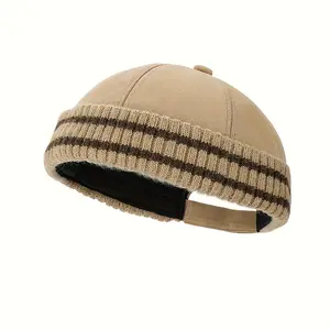 Men'S Baseball Cap - Beige/, Lightweight Warm Hat with Snap Closure, All-Season Non-Stretchy Fit for Round Faces, Formal & Casual Outfits - Ideal Christmas Gift for Men, Outdoor Headwear, Sporty Design, Durable Construction, Stylish Headwear, Winter Wear