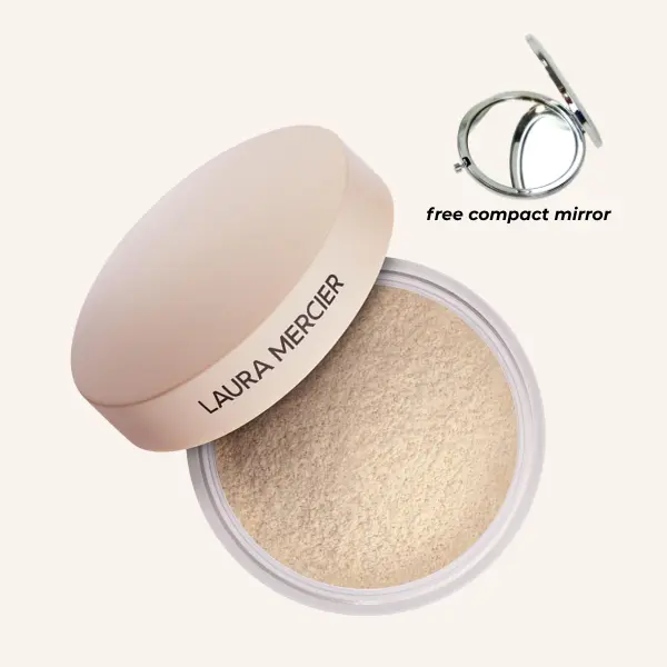 Laura Mercier Cult Favorite Translucent Loose Talc-Free Setting Powder Ultra-Blur - 16HR Hydrating Wear, Natural Finish Olive Longwear